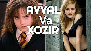 GARRI POTTER FILIMIDAGI AKTYORLAR/AVVAL VA XOZIR