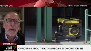 Concerns about South Africa's economic crisis