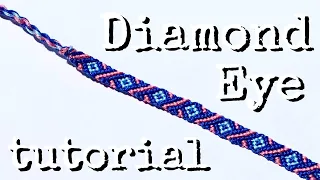 diamond eye bracelet tutorial (beginner) || friendship bracelets