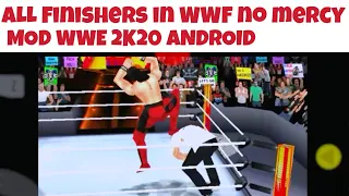 ALL Finishers In WWF No Mercy Mod WWE 2K20 Android