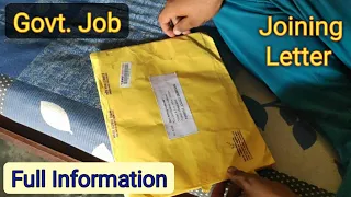 Opening Government Job Joining Letter & Full Information 👍🇮🇳