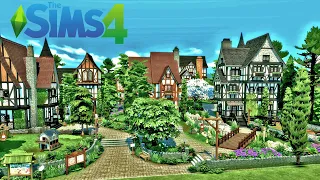 Medieval Village- Sims 4 Speed build Part 1 No CC