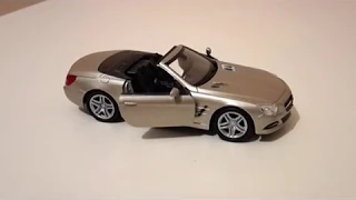 Unboxing and Review of 2012 Mercedes-Benz SL 500, WELLY NEX, 1/34-39