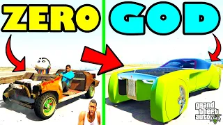 Franklin Upgrading ZERO To GOD SUPER CAR in GTA 5 | SHINCHAN and CHOP