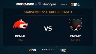 Denial vs EnemyGG - Map 1 - Inferno (SL i-League StarSeries XIV)