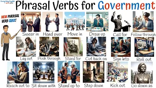 Vocabulary: Phrasal Verbs for Government - Phrasal Verbs