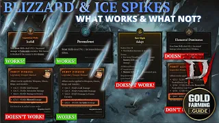 All About Ice Spikes & Blizzard. What Works, What Not? All You Need to Know to be a Blizzard God!