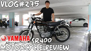 Vlog#275 Yamaha SR400 Motorcycle Review Singapore
