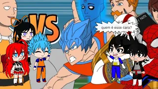 clã gremory + Dbs reagindo ao Saitama vs todo mundo (desculpa se ficou ruim é que eu sou novo nisso)