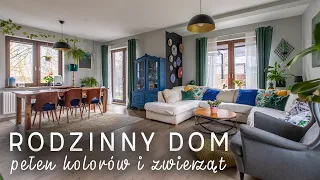 Rodzinny dom pełen kolorów, starych mebli i... zwierząt 🐰🐱🐹🐶🦆 | HOME TOUR