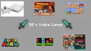 Childhood Video Games I Then Vs Now I 90's Video Games