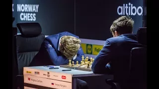 Most Shocking! Carlsen’s ONLY Win Lifts Curse Too Late In Norway Chess 2017 vs Karjakin