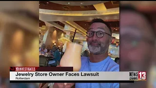 Jewelry store owner faces lawsuit