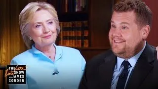 James Corden's '60 Minutes' Interview w/ Hillary Clinton