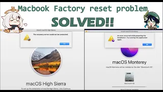 FIX The recovery server could not be contacted in Sierra + Mac Montery factory reset your Macbook