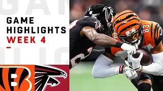 Bengals vs. Falcons Week 4 Highlights | NFL 2018