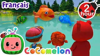 1,2,3,4,5 J’ai attrapé un poisson | Chansons pour Bébés | CoComelon Le coin des Animaux de JJ