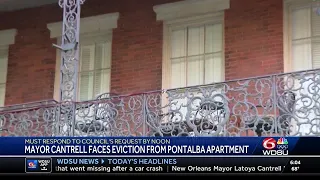 New Orleans mayor faces eviction from French Quarter apartment