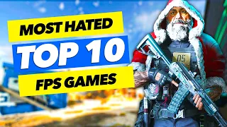 Top 10 Most HATED FPS Games.. These really PISSED you off..