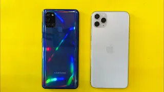 iPhone 11 Pro Max vs Samsung Galaxy A21s