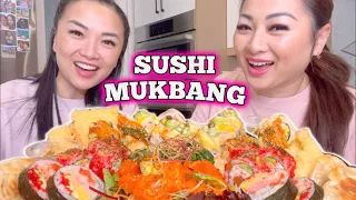 SISTERS SUSHI MUKBANG | SASVlogs