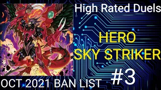 HERO Sky Stiker | POST Burst of Destiny | October 2021 Banlist | High Rated Duels | Dueling Book