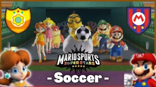 ✿ Mario Sports Superstars - Soccer | Daisy vs Mario ✿