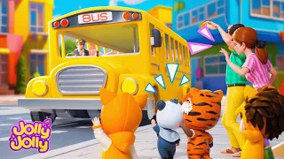 🚌Wheels on the bus + MORE - It's playtime | Jolly Jolly - Learn and Play - Nursery Rhymes