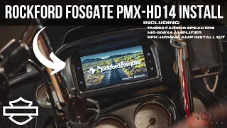 Rockford Fosgate Head Unit, Speakers & Amp Installation | 2014+ Harley-Davidson Touring