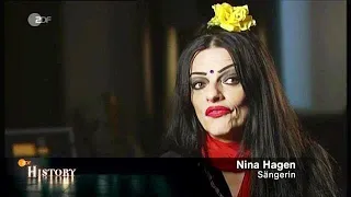 NINA HAGEN 2021 Nina talks about her hit "Farbfilm vergessen" GERMAN TV "ZDF HISTORY"