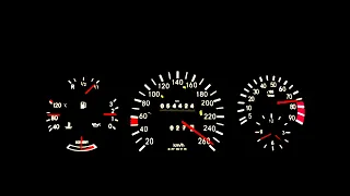 Mercedes Benz 190E 2.5-16Evolution 2 Top speed Run |300km