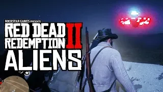 Red Dead Redemption 2 - UFO on Mountain! Aliens in Red Dead Redemption 2