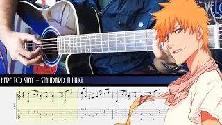 Bleach - Here To Stay (OST) Fingerstyle Acoustic Guitar Cover + Tab & Tutorial/Lesson