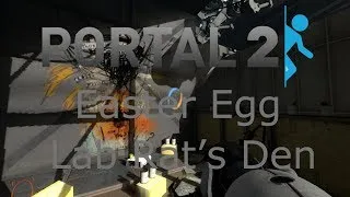 Portal 2 Easter Eggs - Lab Rat's Den - #1