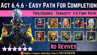 MCOC: Act 6.4.6 - Easy Path For Completion - How to Defeat Grandmaster - Tips/guides - No Revives