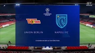 EA FC 24 PS4 | Union Berlin VS Napoli - UEFA Champions League | Group Stage | Gameplay PlayStation 4