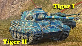 Tiger II ● Tiger I - WoT Blitz UZ Gaming