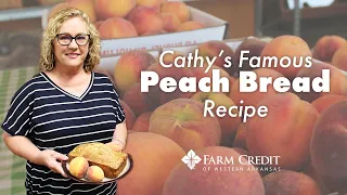 Cathy's Famous Peach Bread Recipe