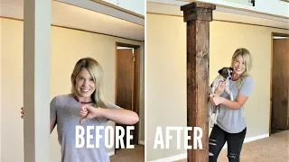 HOW-TO: Wrap a Support Post - Easy DIY Project