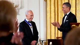 Shimon Peres - Medal of Freedom Award Acceptance