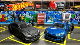 Unboxing Hot Wheels Premium Car Culture Twin Pack Subaru and Lexus