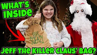 What's Inside Jeff The Killer Claus Bag? Evil Baby Yoda Skit