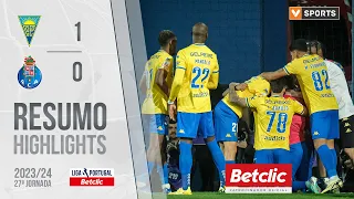 Resumo: Estoril 1-0 FC Porto (Liga 23/24 #27)