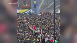 Protesters interrupt college graduations around U.S.