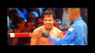 What happen when Manny Pacquiao get angry to his opponent