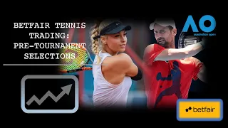 Betfair Tennis Trading Strategy: Pre-Tournament Strategy: My Selections For The Australian Open 2024