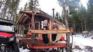 Off Grid Remote Cabin With My Daughter Sam  Doing Renos episode #27.