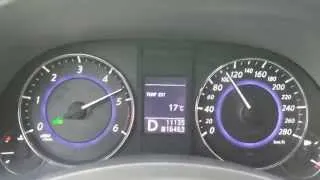 2013 Infiniti FX 3.0 dS 0-100 acceleration