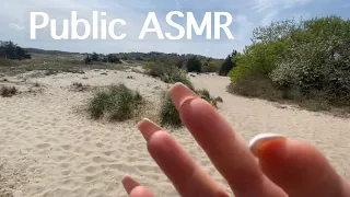 ASMR - Random Fast & Aggressive public outdoor triggers in 4 minutes! ⚡️☀️