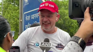 Russian-Indian cycling rally